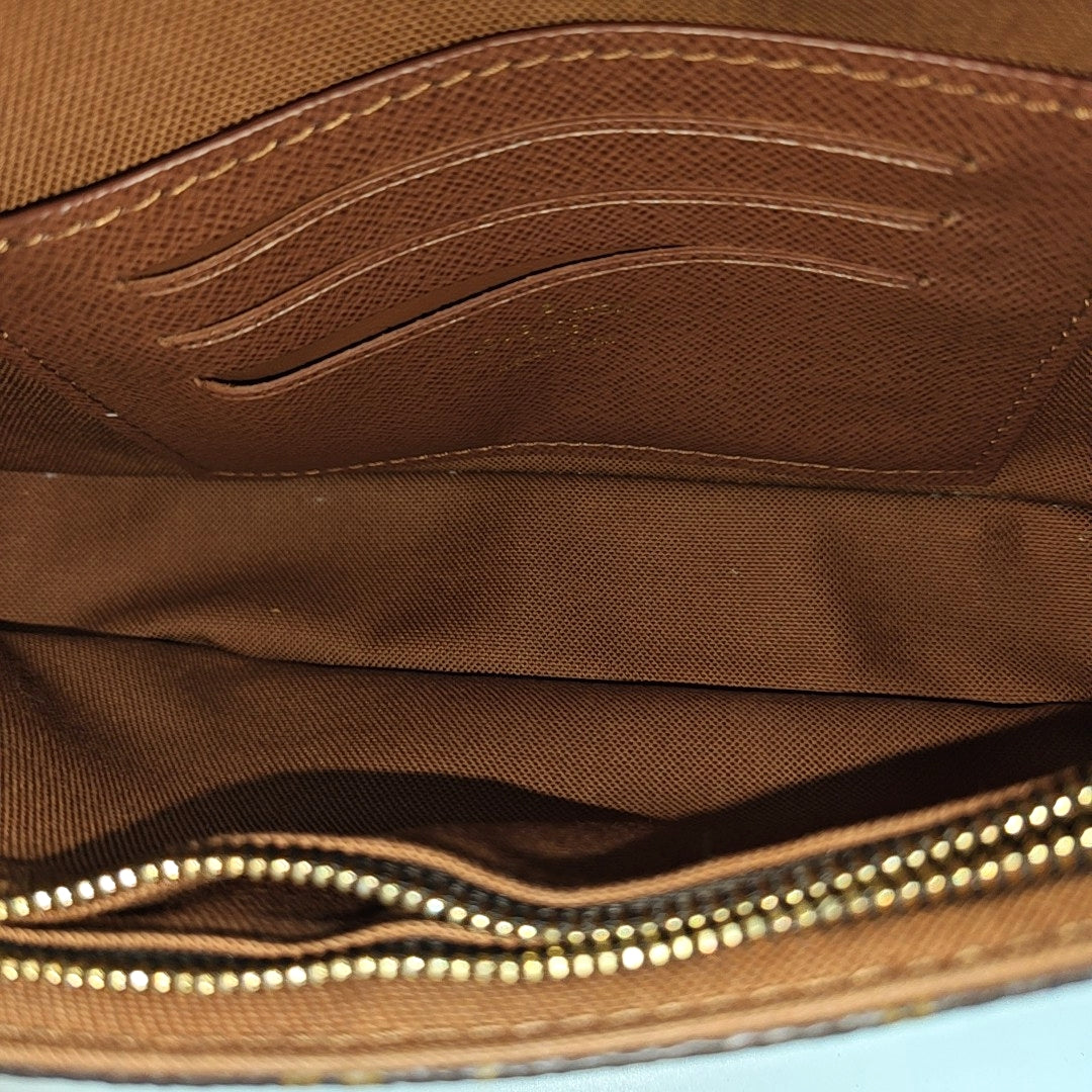IVY Monogram Coated Canvas Brown