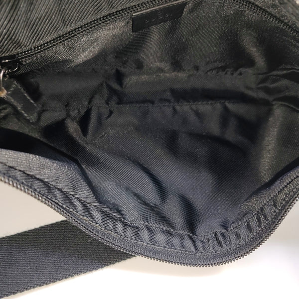 Monogram Canvas Shoulder Bag Gray