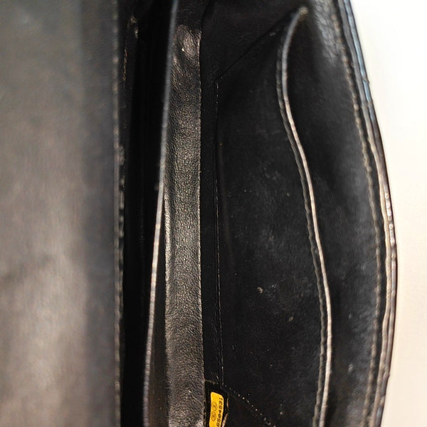 CLASSIC FLAP Super Mini Quilted Patent Leather Black
