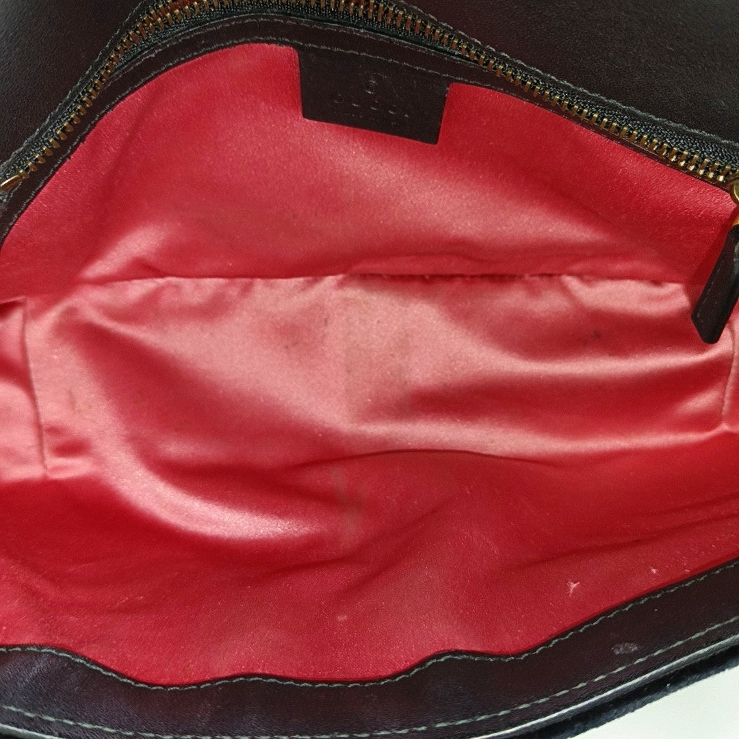 GG Marmont Medium Quilted Velvet Black