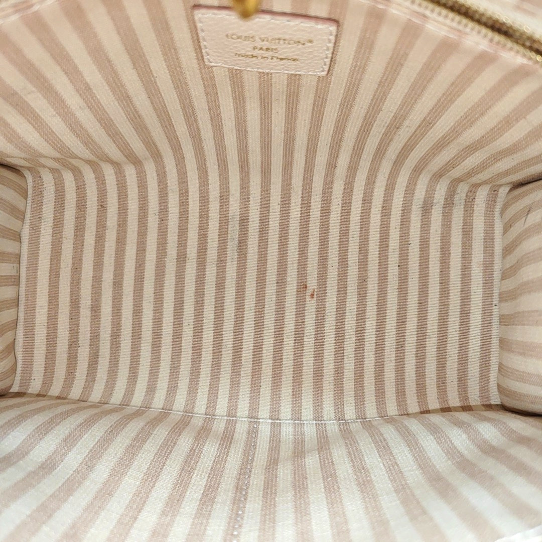 ONTHEGO PM Monogram Calfskin Beige