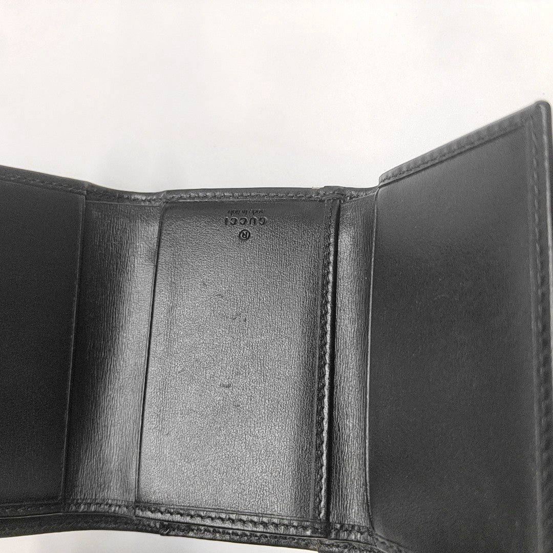 Horsebit 1955 Mini Calfskin Black Wallet