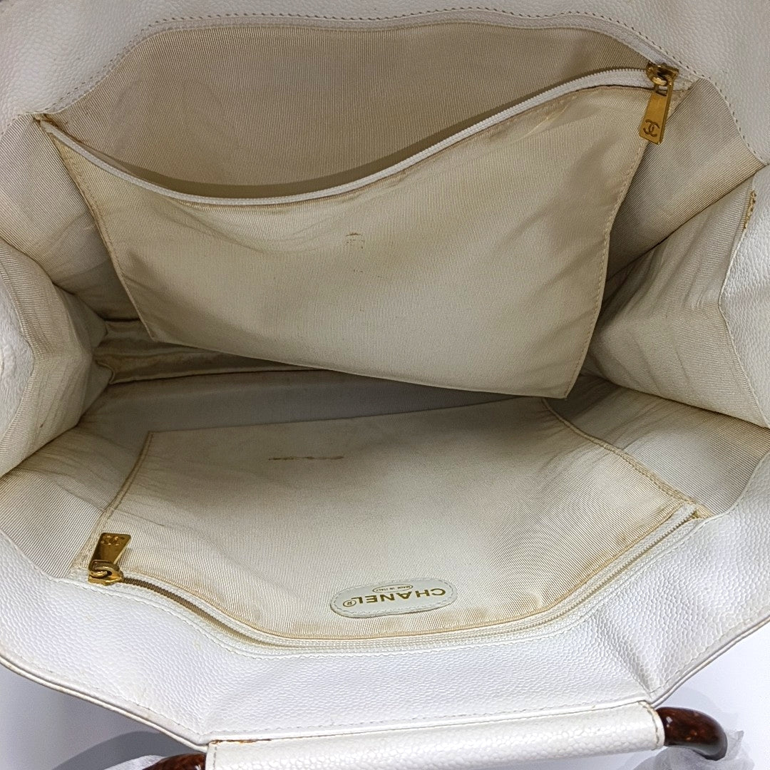 Quilted Leather White