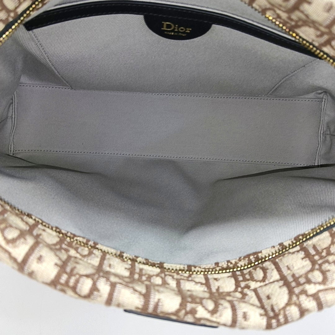 Canvas Shoulder Bag Medium Brown
