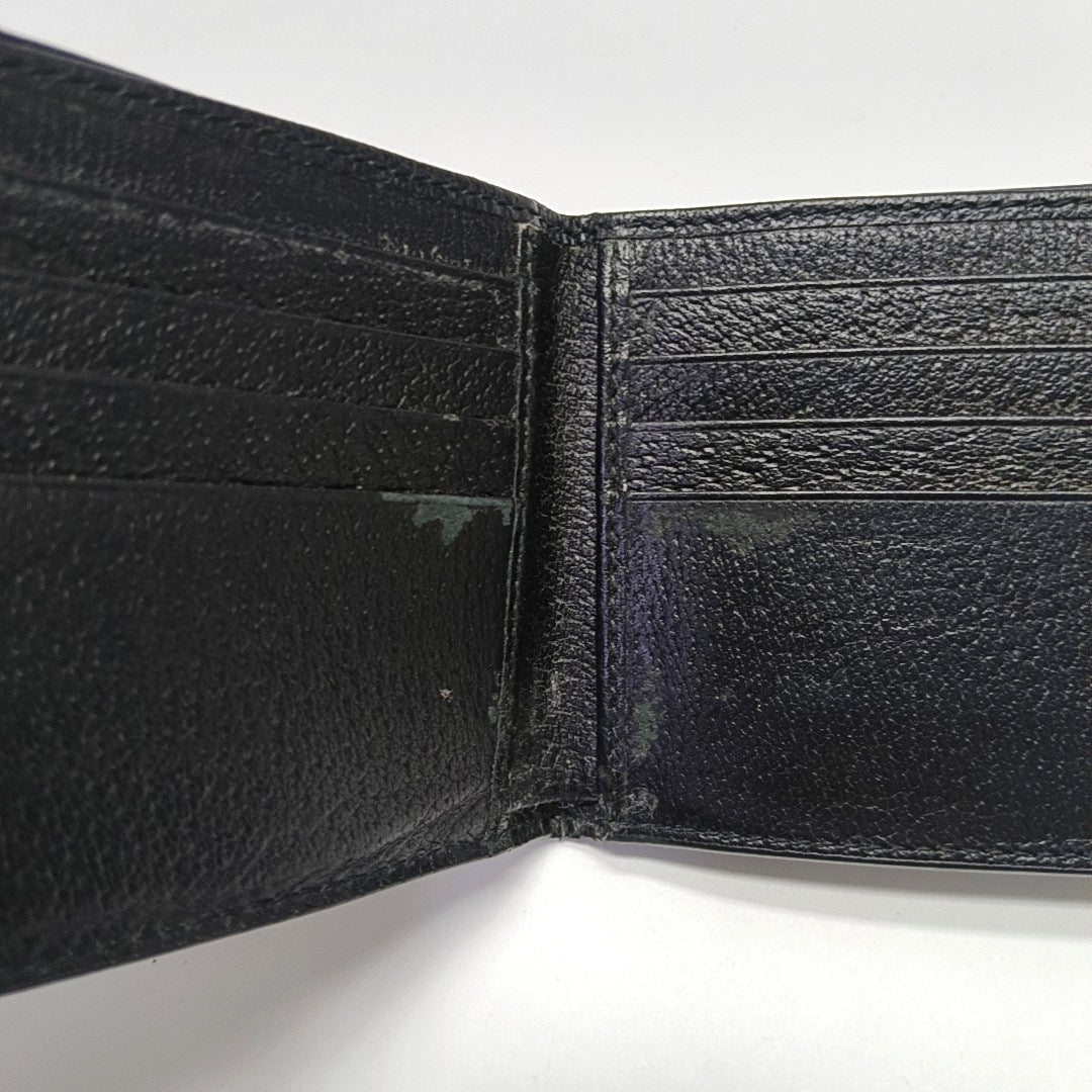 Animalier Calfskin Black Wallet