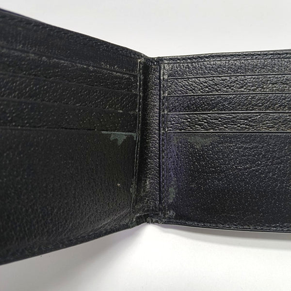 Animalier Calfskin Black Wallet