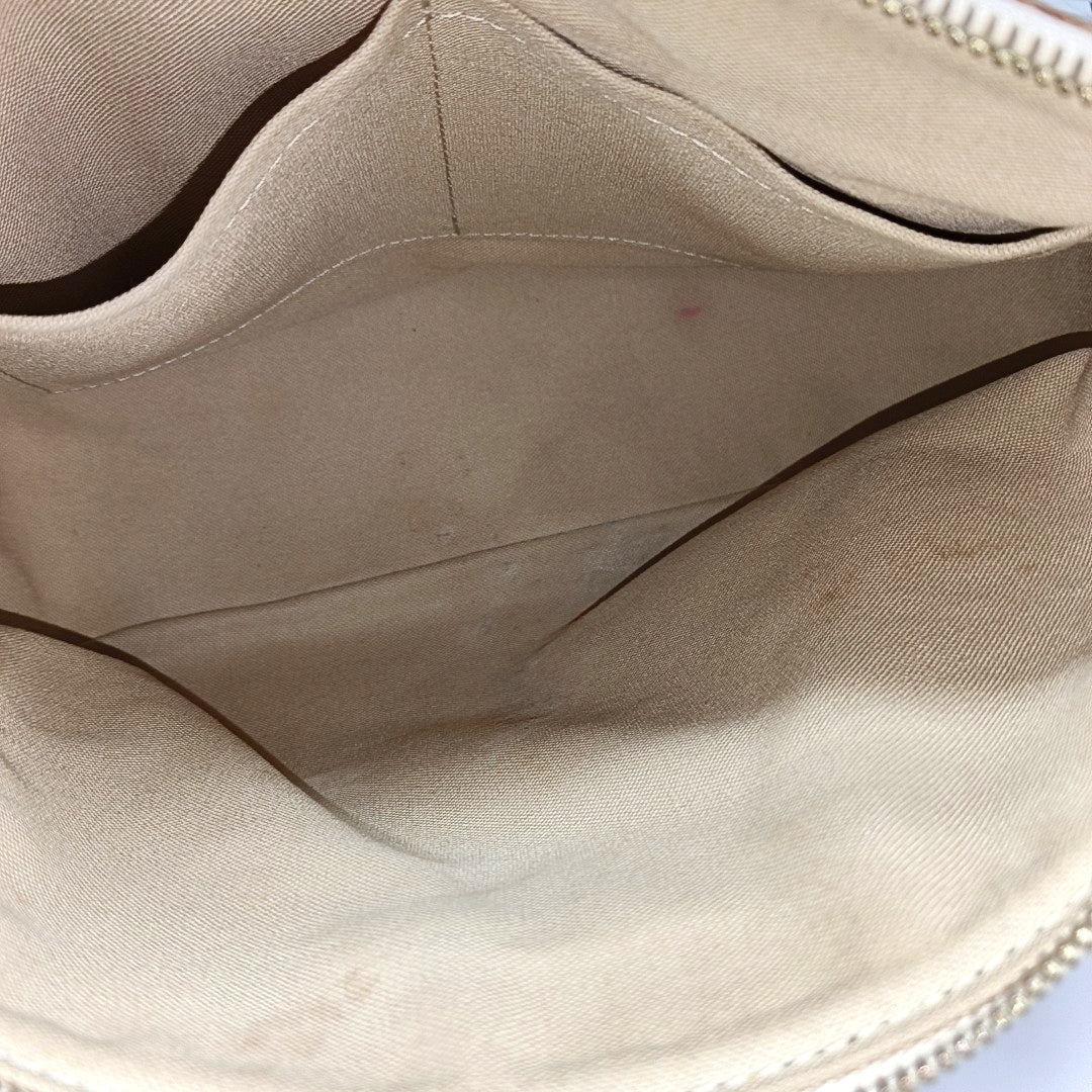 SIRACUSA PM Damier Azur Coated Canvas White