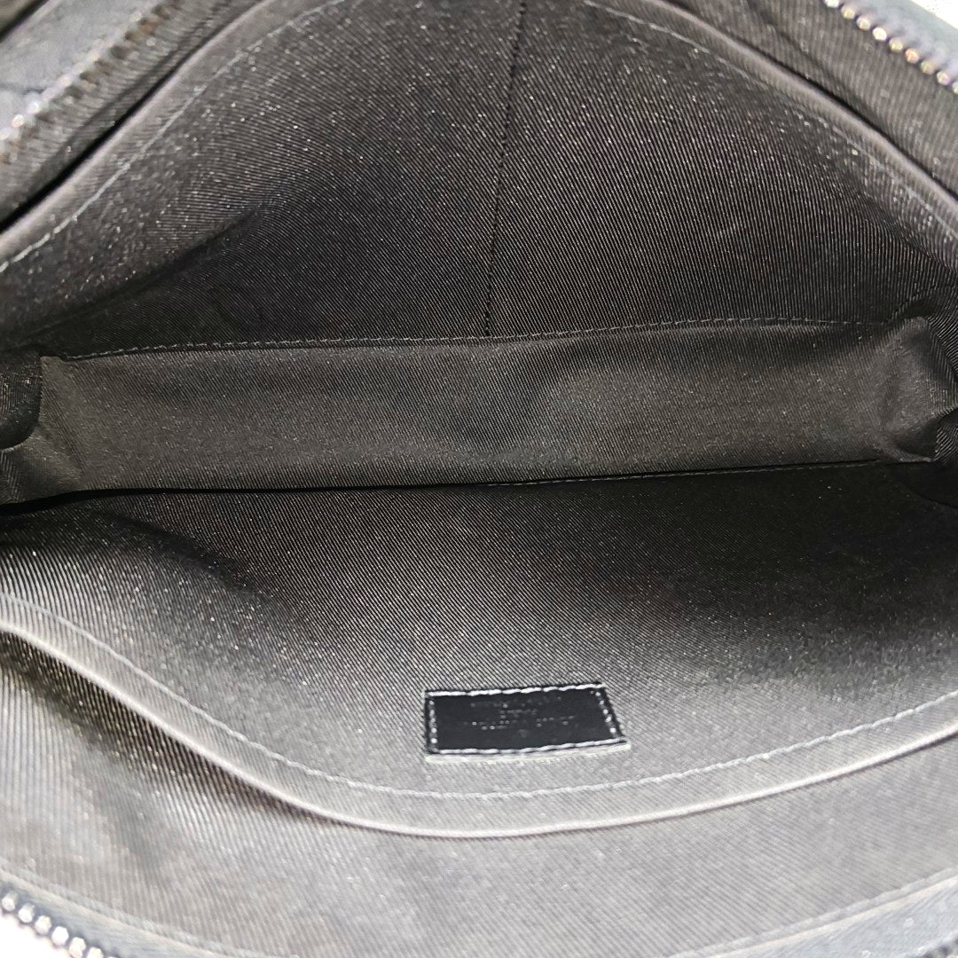 Monogram Coated Canvas Black