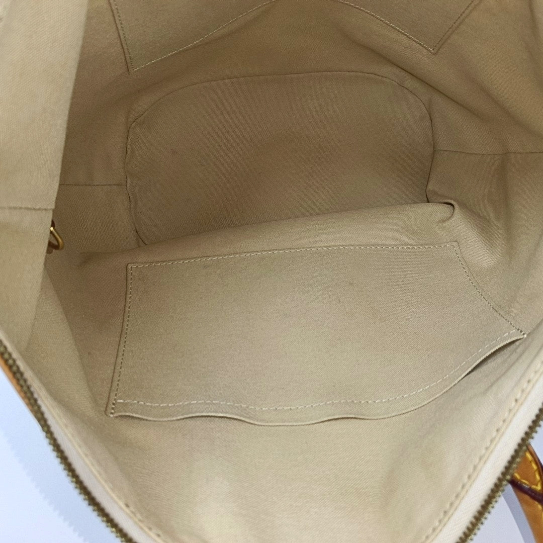 RIVIERA PM Damier Azur Coated Canvas White