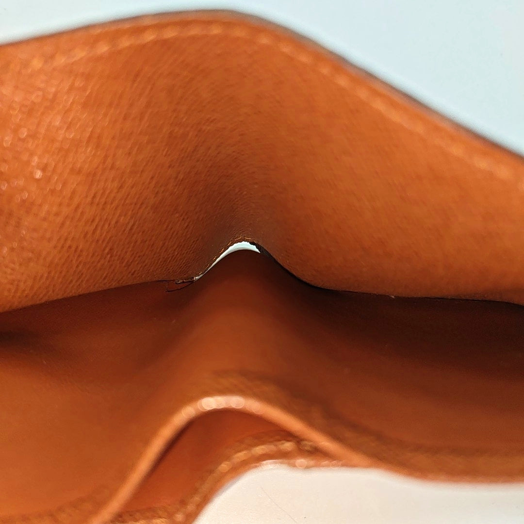 Monogram Coated Canvas Card Holder Brown