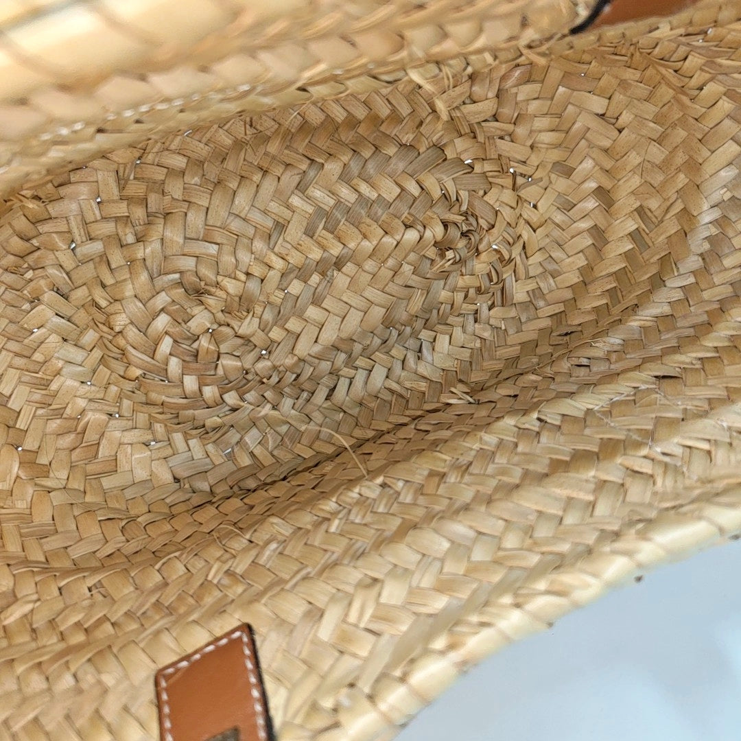 Basket Straw Beige