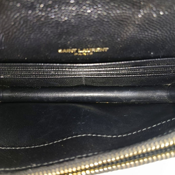 MONOGRAM WOC Chevron Calfskin Black