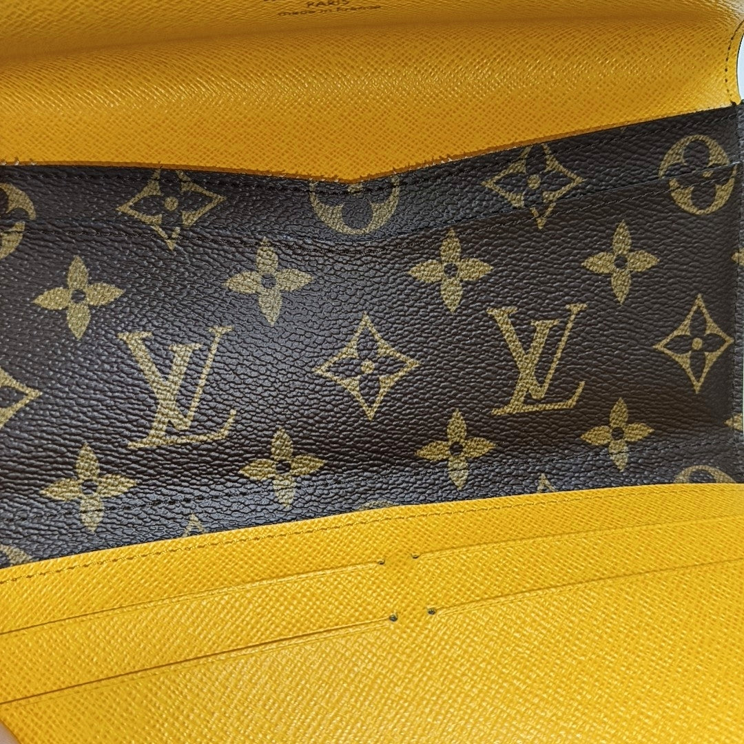JOSÉPHINE Monogram Coated Canvas Brown Wallet