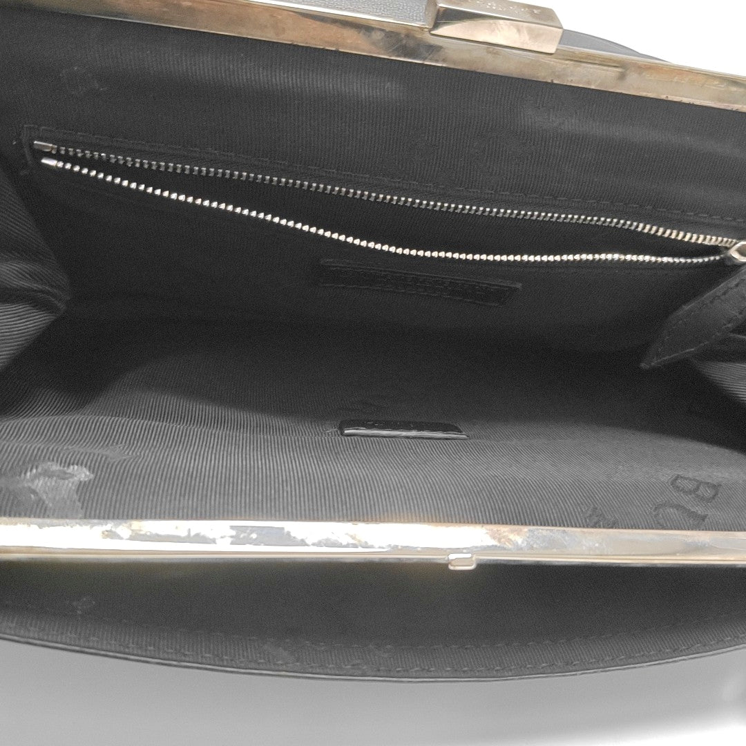 Calfskin Clutch Black
