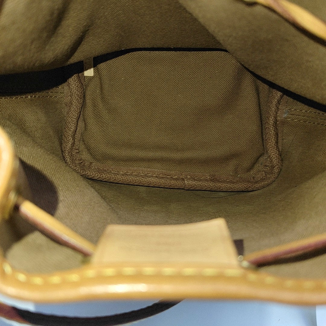 NÉONOÉ Nano Monogram Coated Canvas Brown