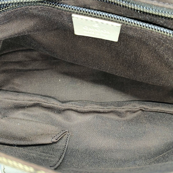 Monogram Canvas Shoulder Bag Black