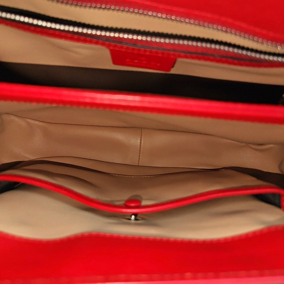 Lady Lock Calfskin Red