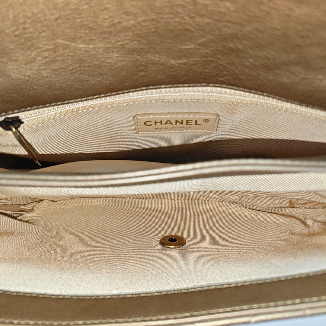 CC CROWN Quilted Calfskin Gold
