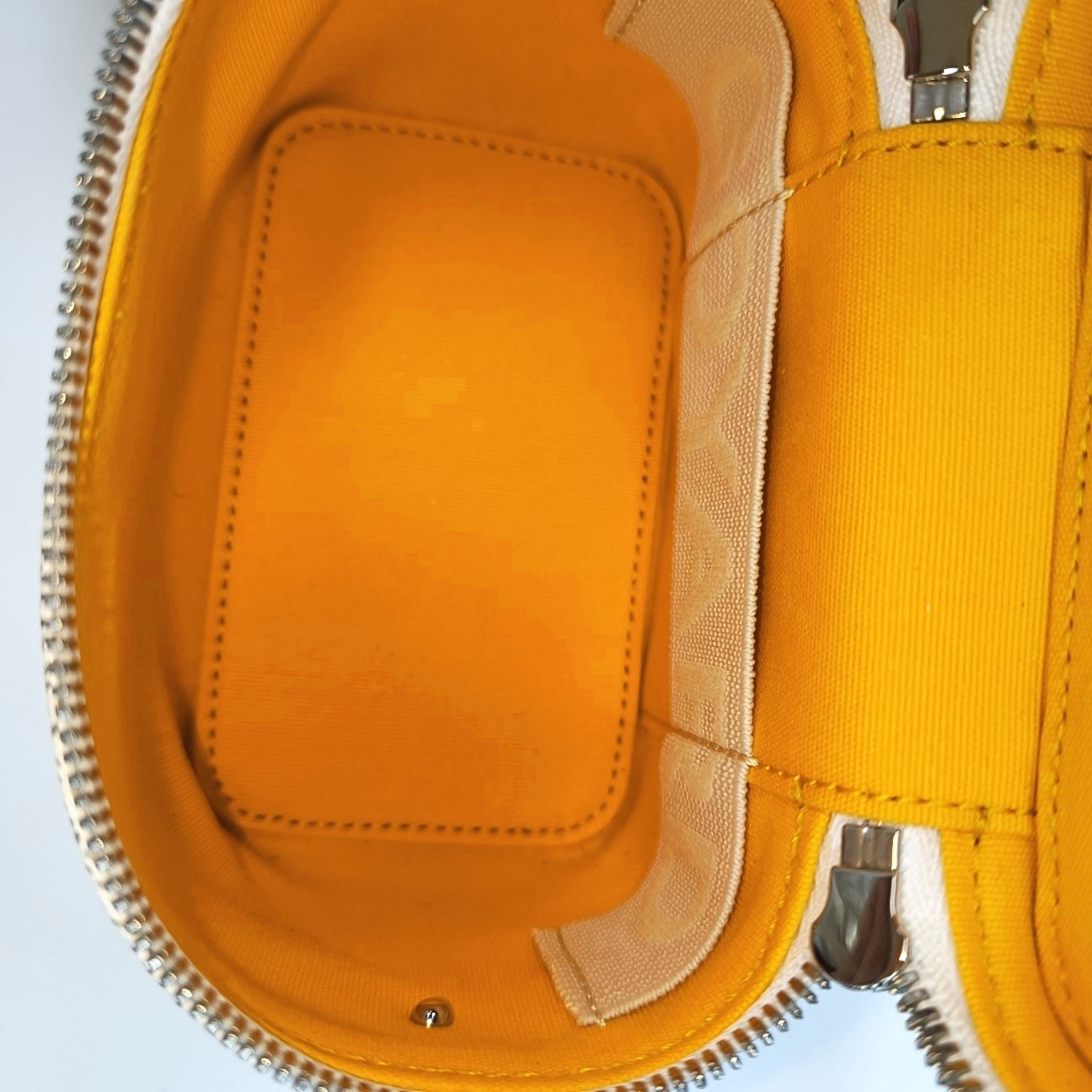 Coated Canvas Shoulder Bag Mini White