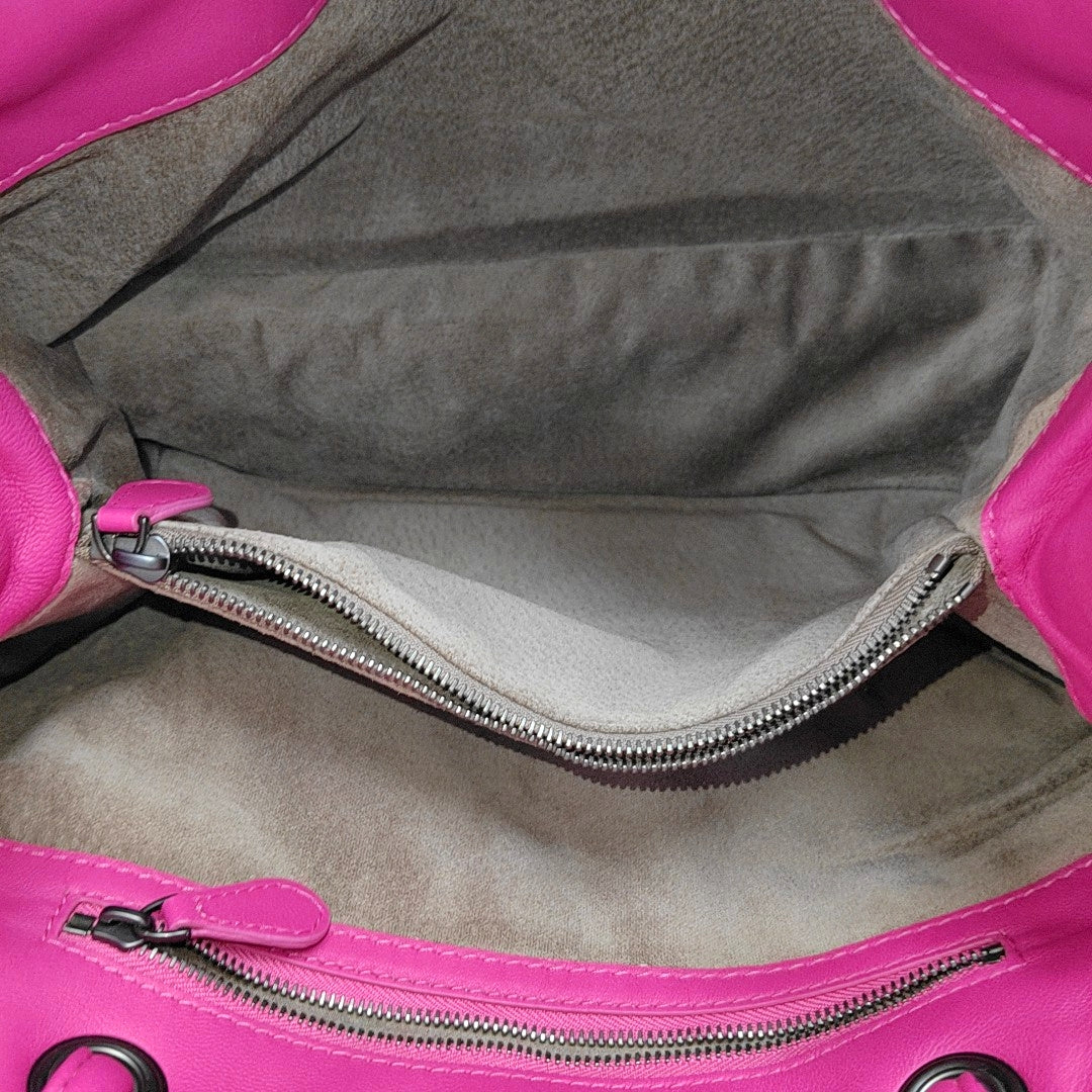 Lambskin Tote Bag Red