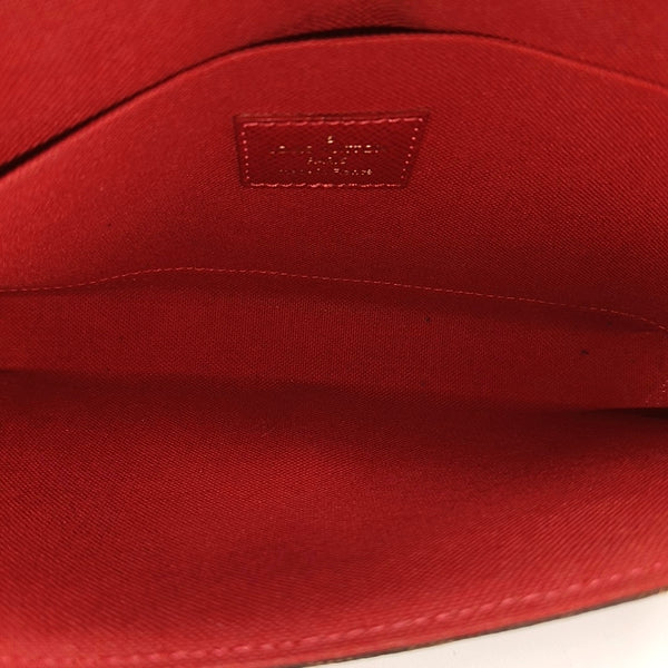 FÉLICIE Damier Ebene Coated Canvas Brown