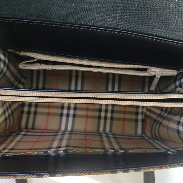 Calfskin Top Handle Bag Black