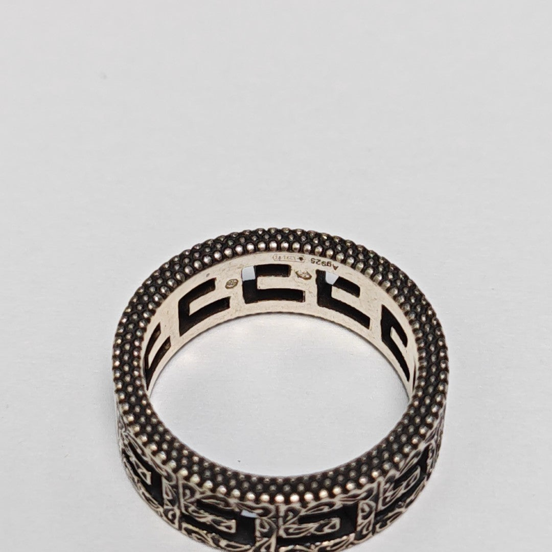925 Sterling Silver Ring HK 12