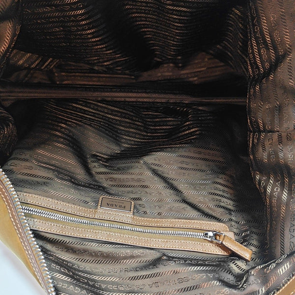 Nylon Tote Bag Beige