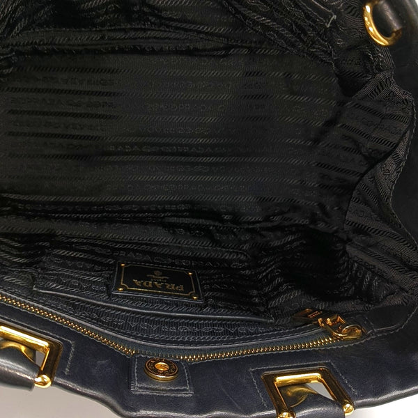Nylon Top Handle Bag Black