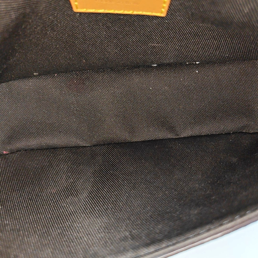 DIANE Nano Monogram Coated Canvas Brown