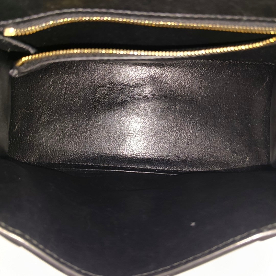 Hourglass S Calfskin Black