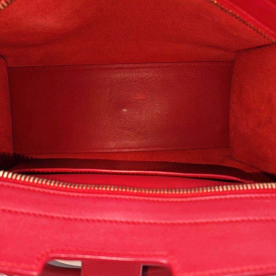 MONOGRAM CABAS Calfskin Red