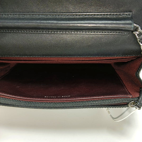 Authenticated pre-owned  2.55 WOC Quilted Calfskin Black - Crossbody Bag at Looply