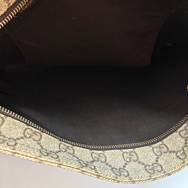 Monogram Coated Canvas Crossbody Bag Black