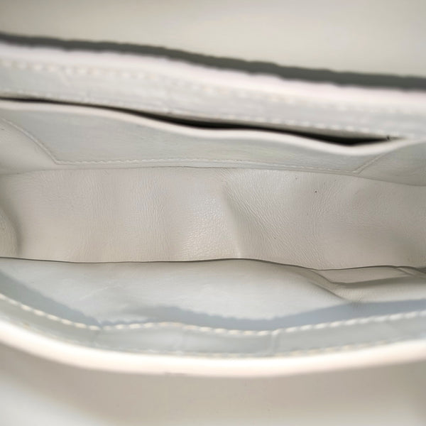 Calfskin Shoulder Bag White