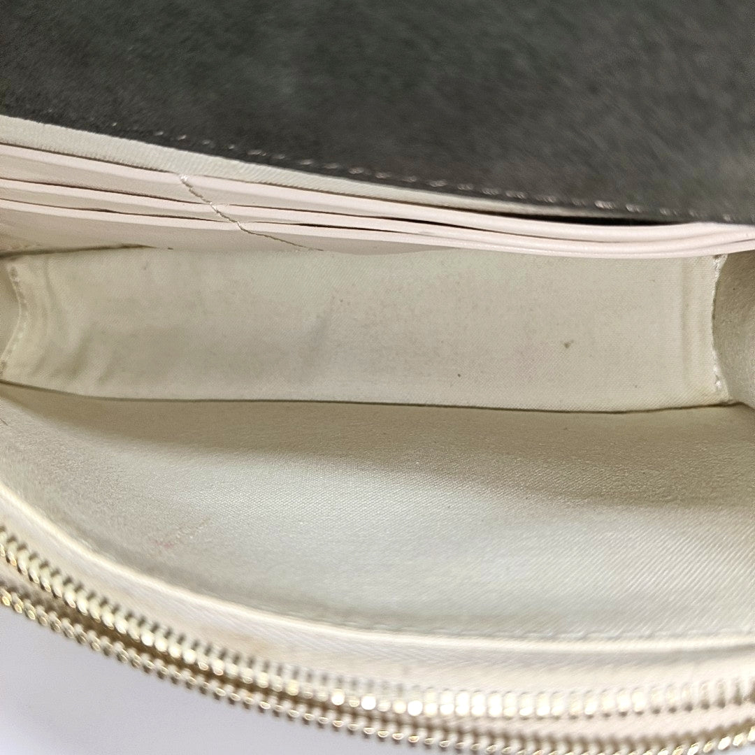 Calfskin Shoulder Bag Beige