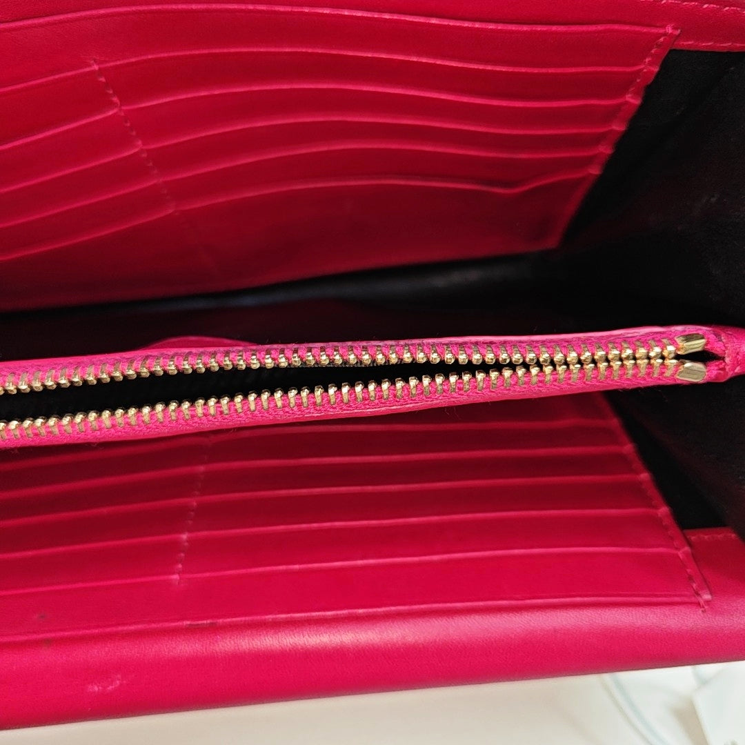 Calfskin Shoulder Bag Red