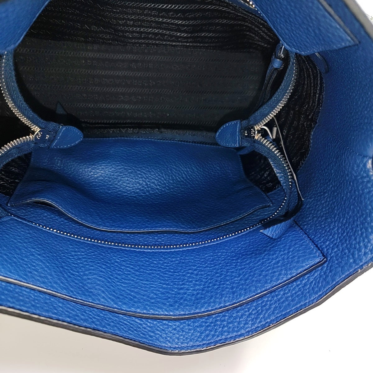Calfskin Shoulder Bag Blue