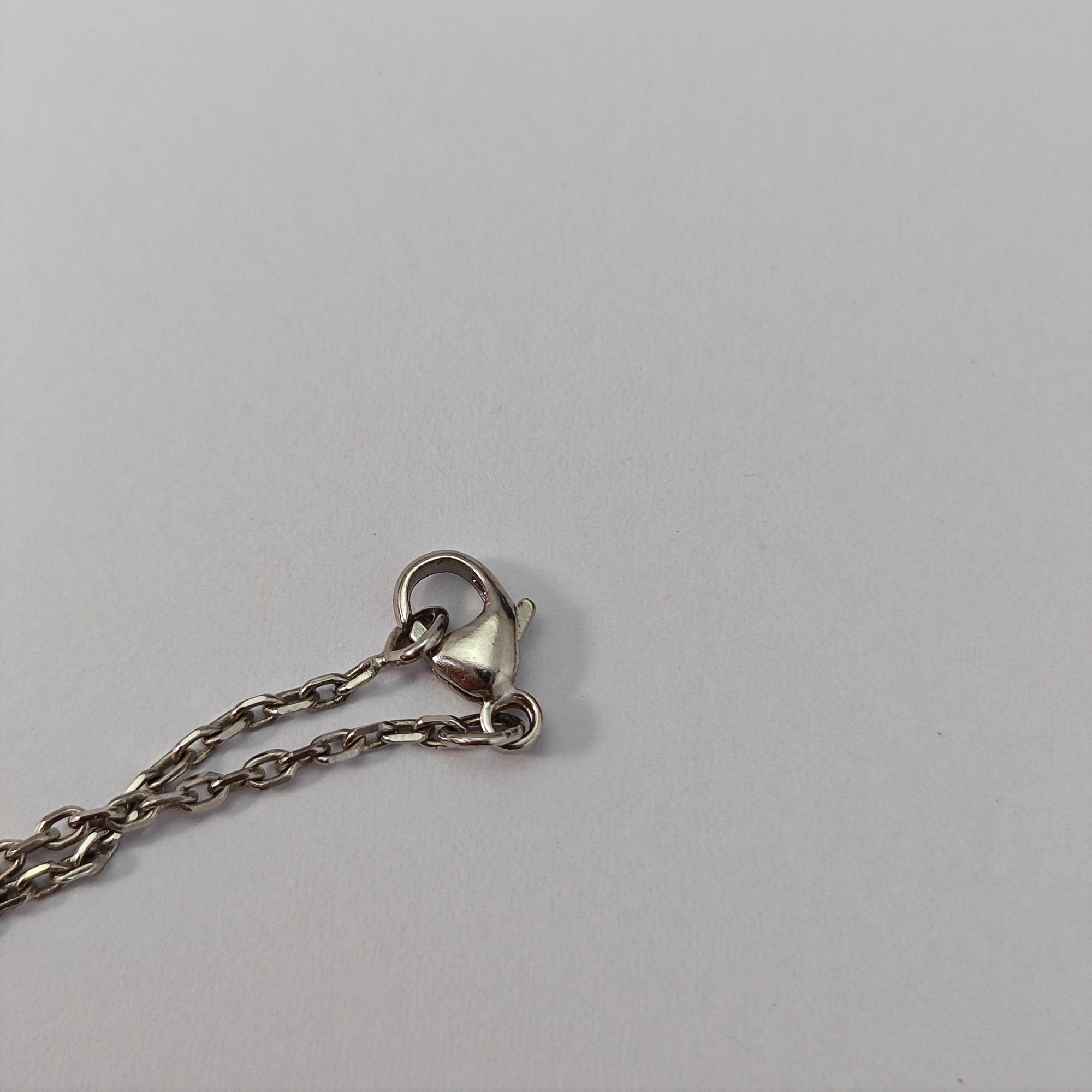 Pop H Metal Silver Necklace