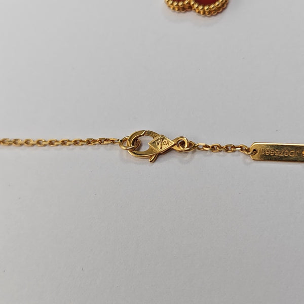 Vintage Alhambra 18k Gold Necklace
