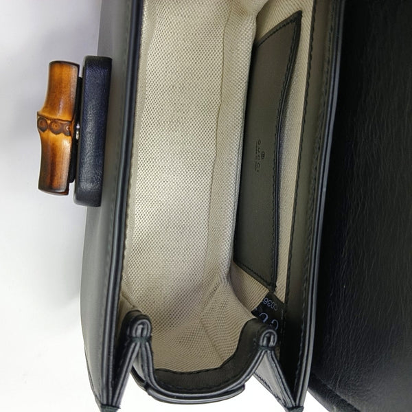 Authenticated pre-owned  Bamboo 1947 Mini Calfskin Black - Belt Bag at Looply
