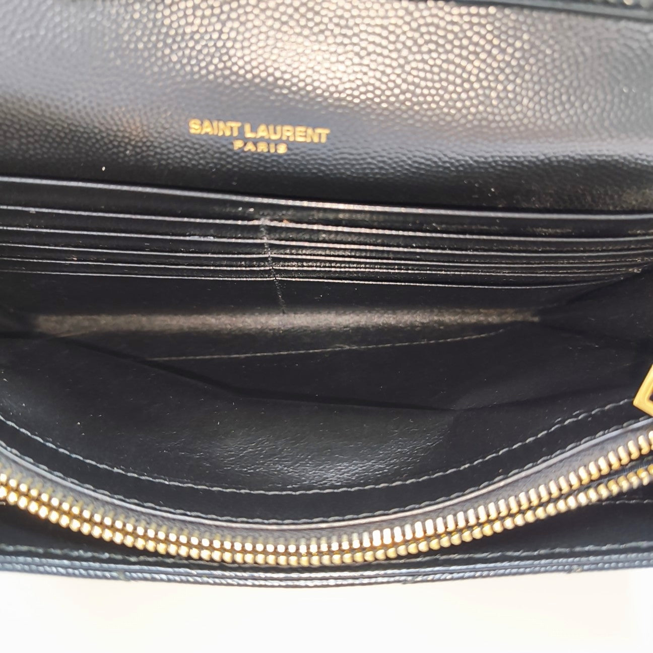 MONOGRAM Medium Chevron Calfskin Black