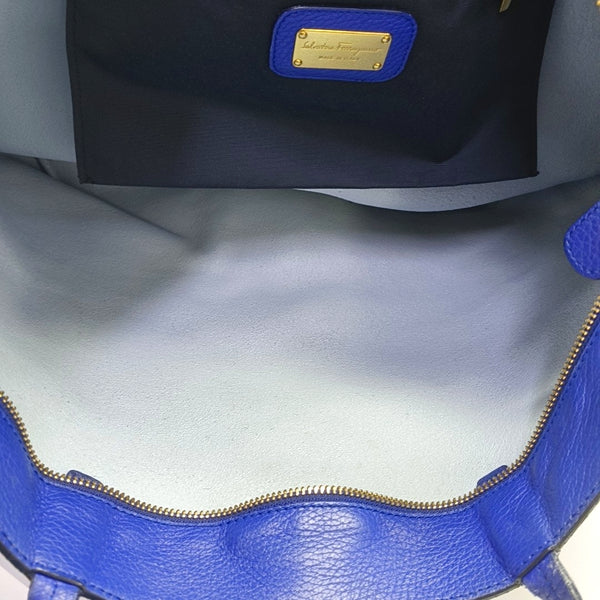 Calfskin Tote Bag Blue