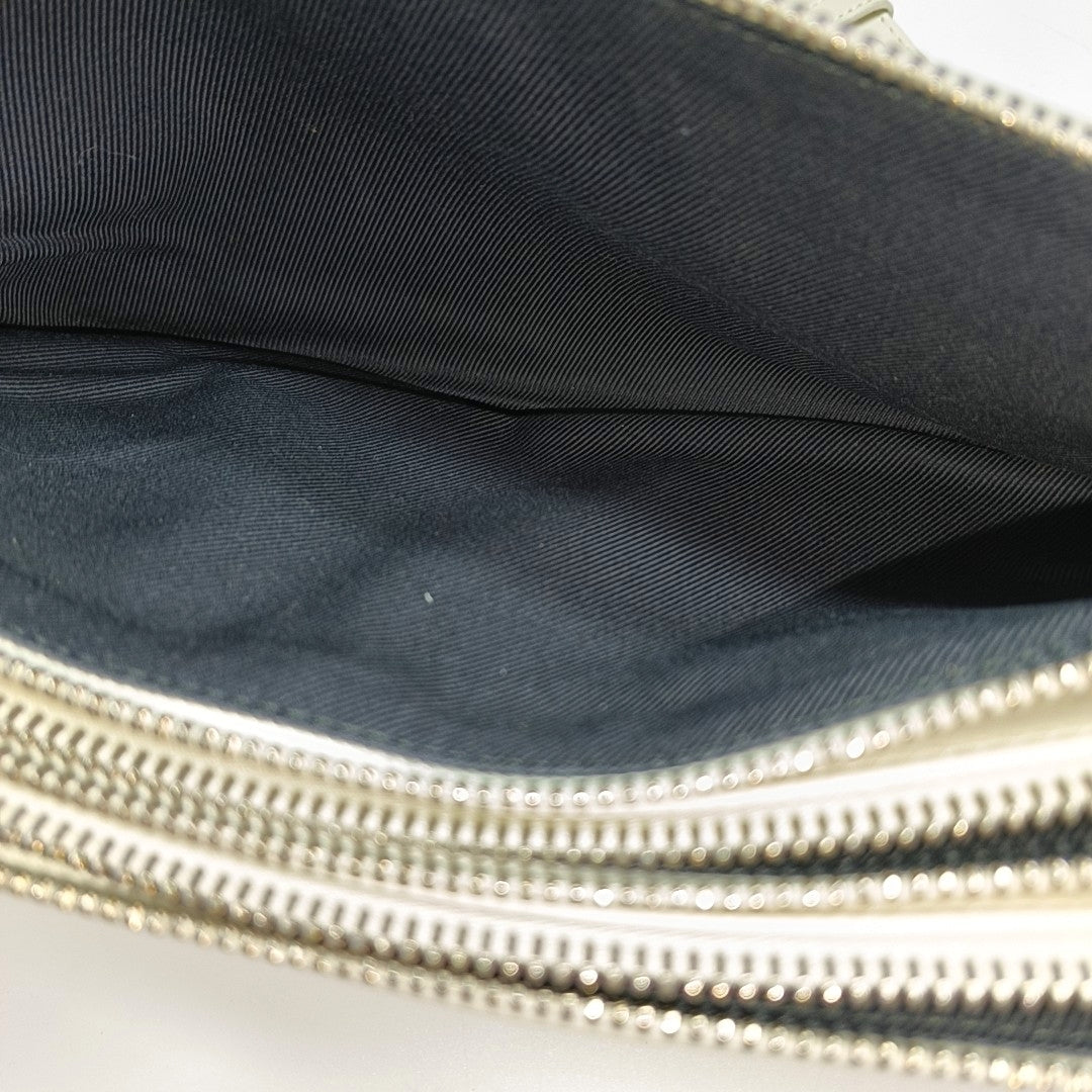 Calfskin Crossbody Bag White