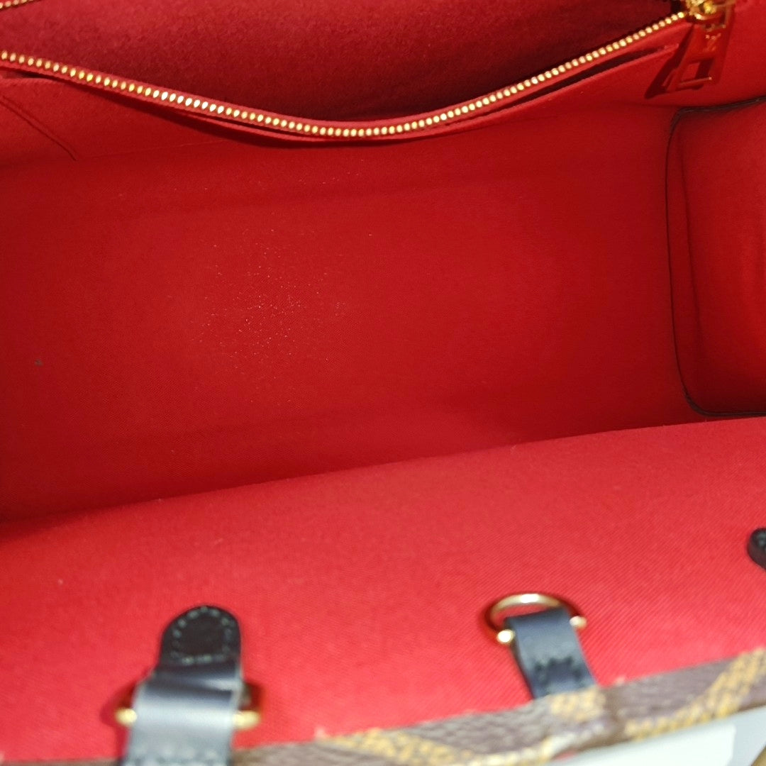 ONTHEGO MM Lona Monogram Revestida Marrón