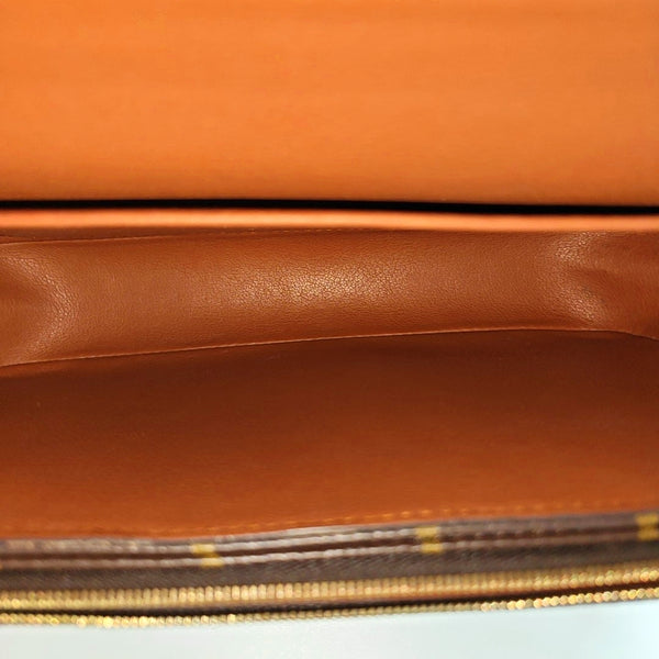 MARCEAU Monogram Coated Canvas Brown