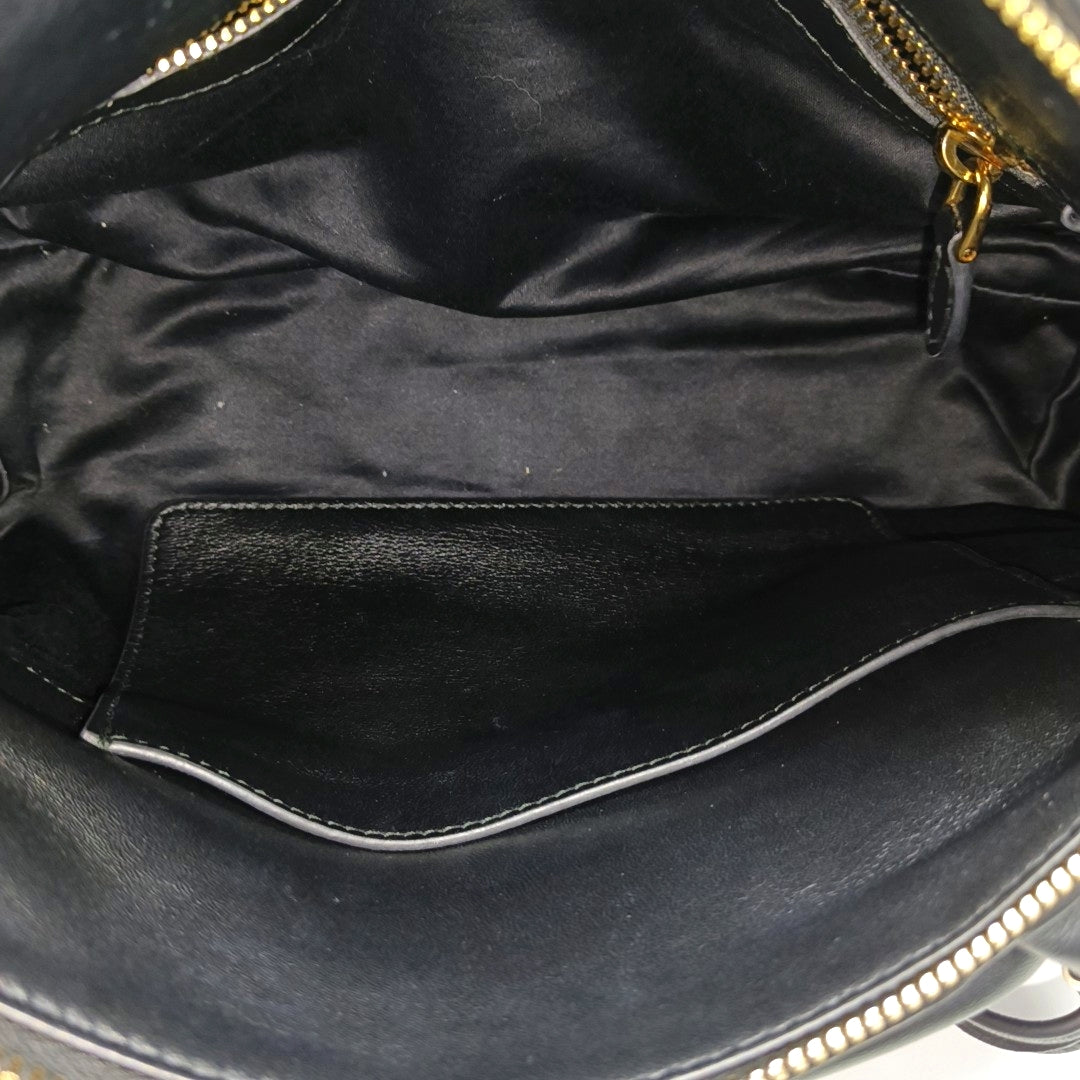 Lambskin Shoulder Bag Black