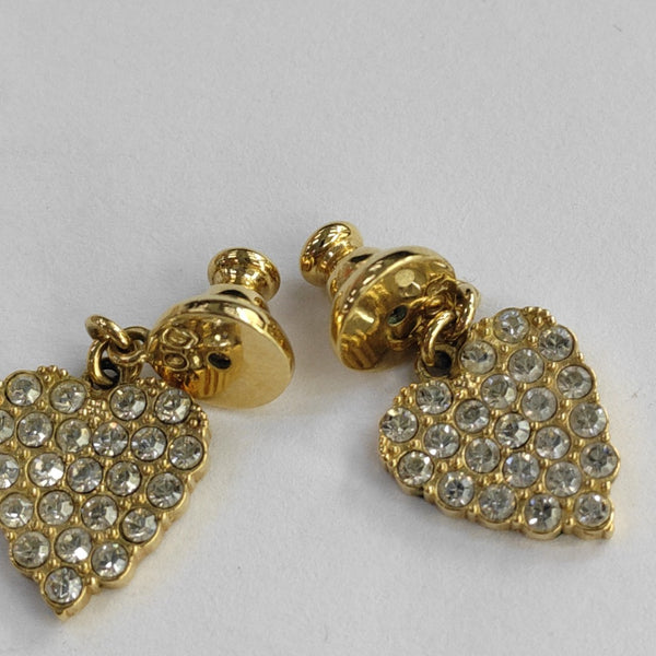 Clair D Lune Metal Gold Stud Earrings