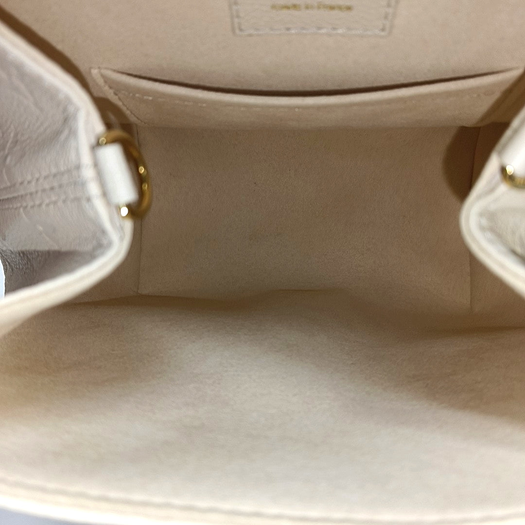 BACKUP Monogram Calfskin White