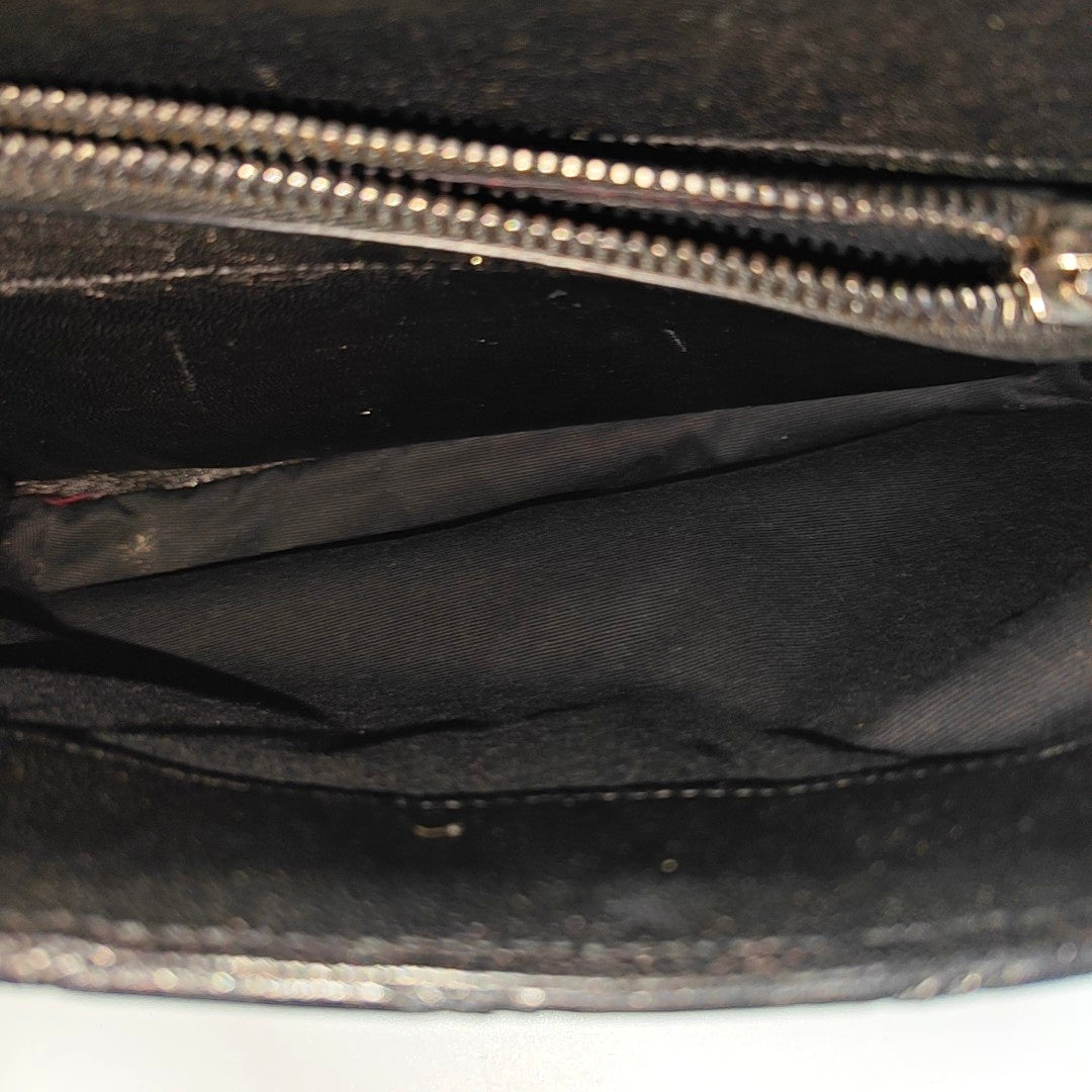 COLLEGE Medium Quilted Lambskin Black